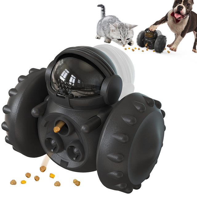 FourPaws Emporium Dog Puzzle Tumbler Slow Feeder - Interactive Food Dispenser Toy