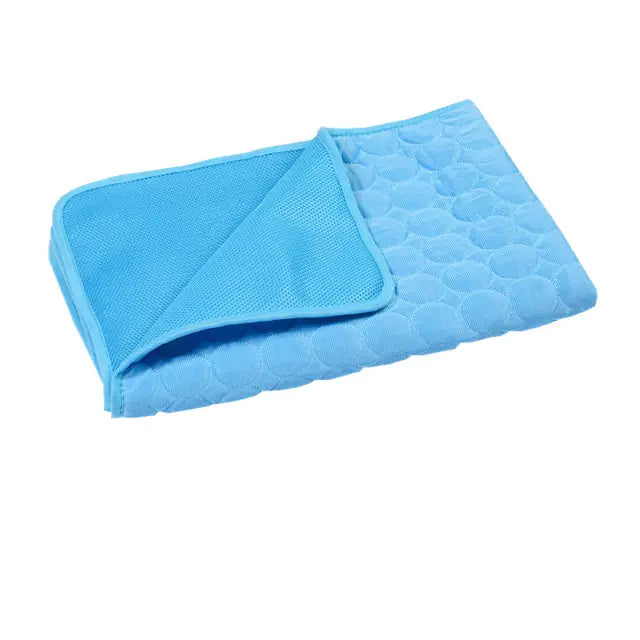 FourPaws Emporium Summer Pet Cooling Mat - Breathable, Washable Ice Silk Pad for Dogs & Cats