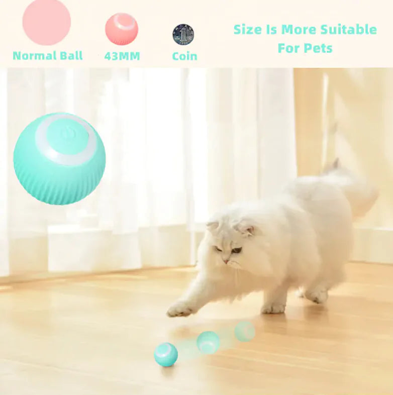 Smart Electric Cat Ball - Self-Propelled Toy