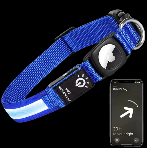 Luminous AirTag Collar - Pet Safety & Peace of Mind