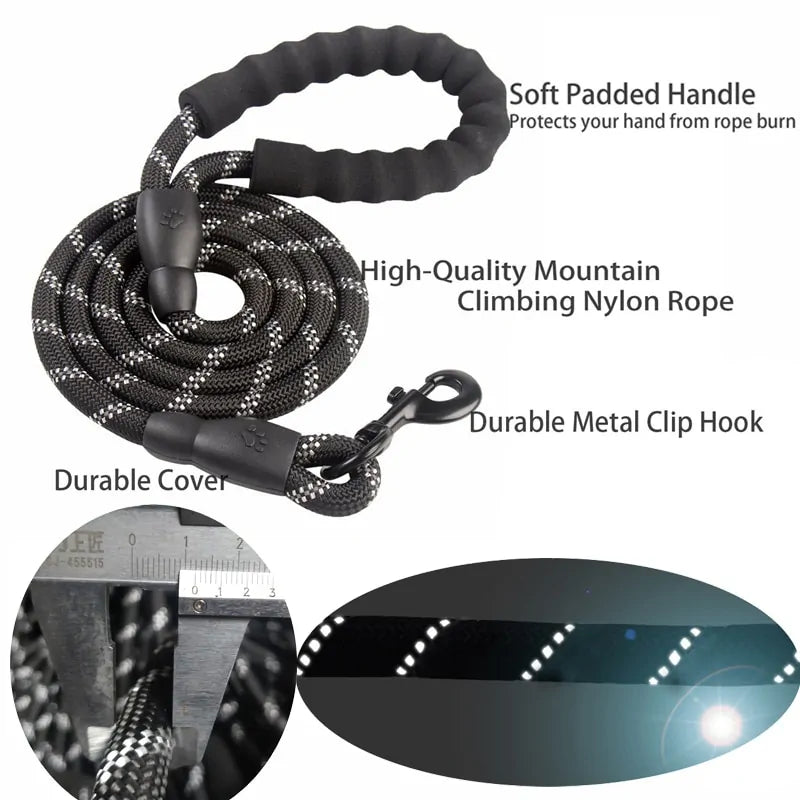 Reflective Rope Leash for Large Dogs | FourPaws Emporium