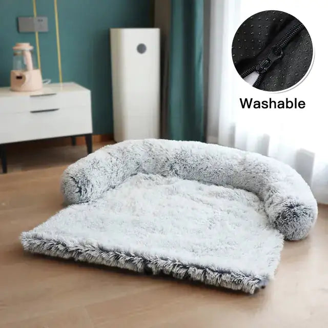 FourPaws Emporium: Luxurious Sofa Pet Calming Bed for Dogs