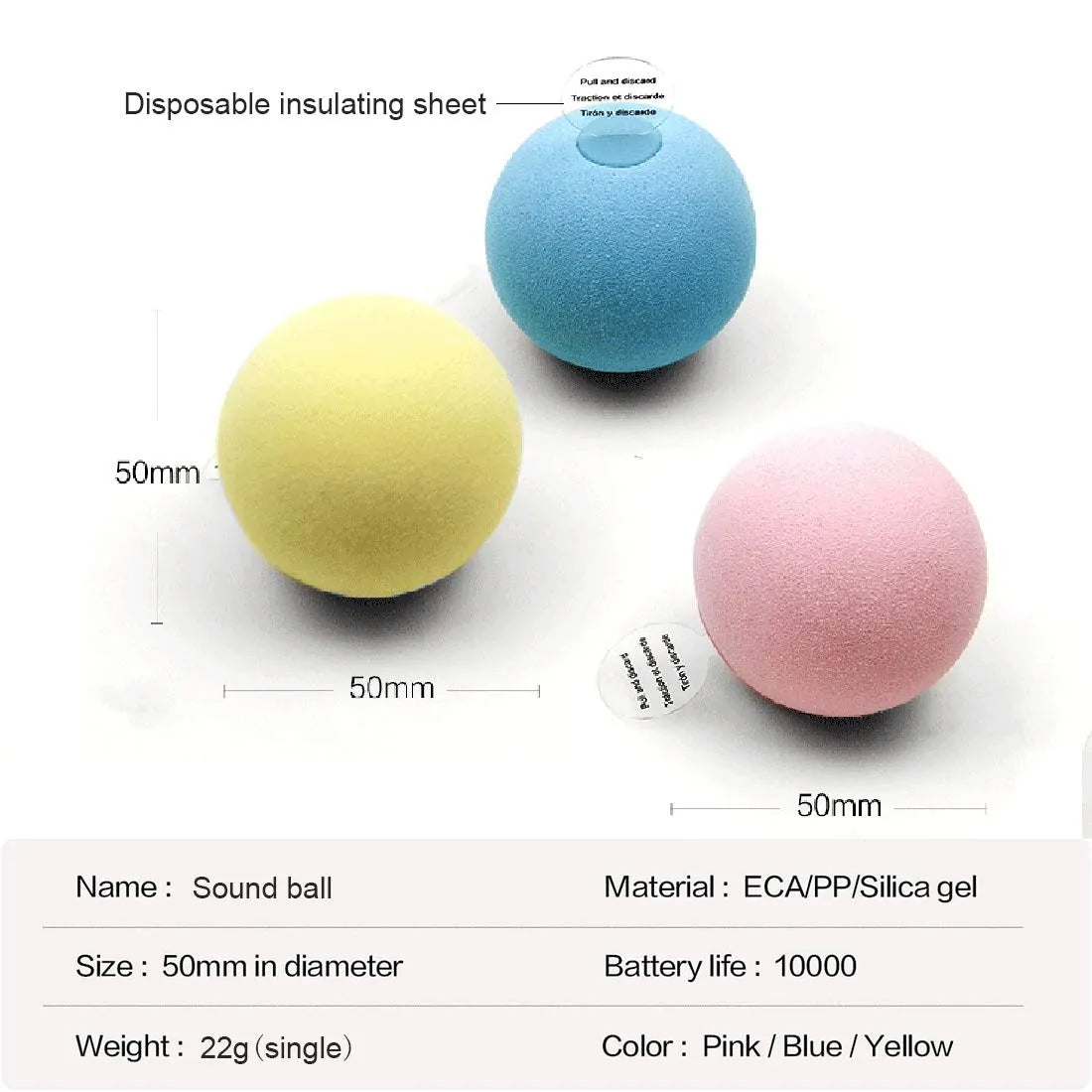 Interactive Catnip Ball - Sound Toy for Cats | FourPaws Emporium