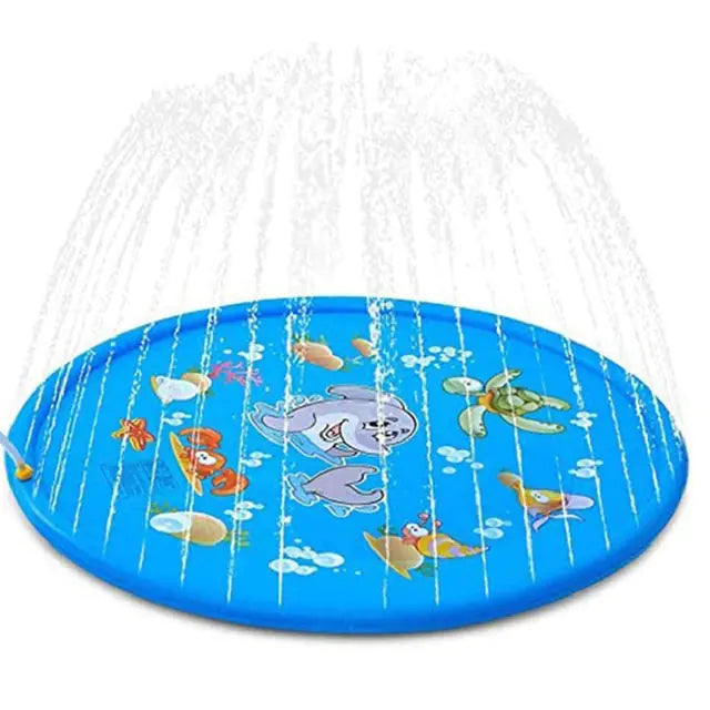 Dog Splash Pad - Summer Fun & Cooling Sprinkler Mat