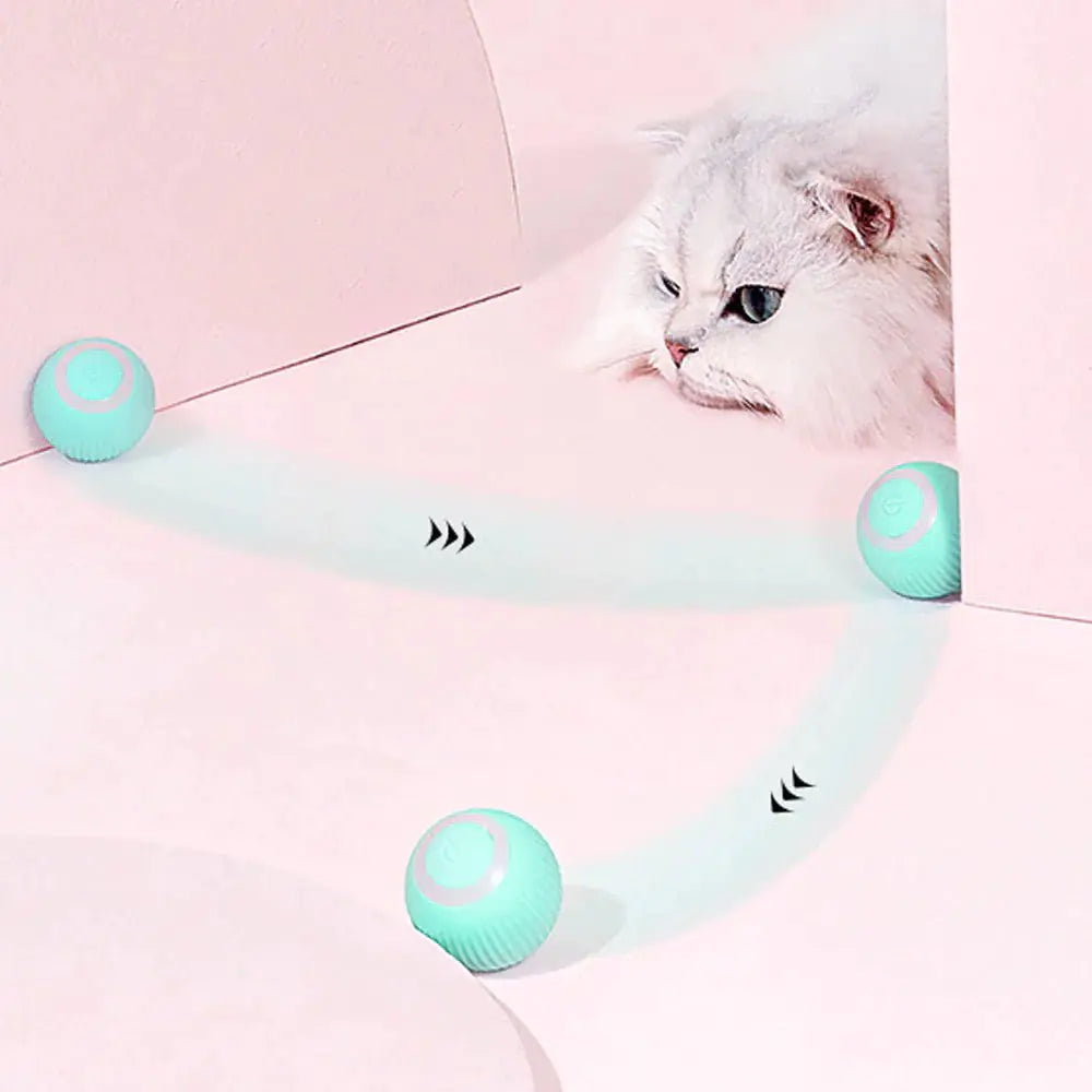 Automatic Rolling Cat Toy Ball - Interactive Electric Toy