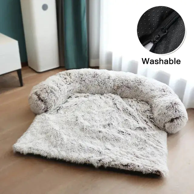 FourPaws Emporium: Luxurious Sofa Pet Calming Bed for Dogs