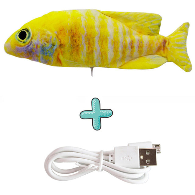 Cats USB Charger Interactive Toy Fish