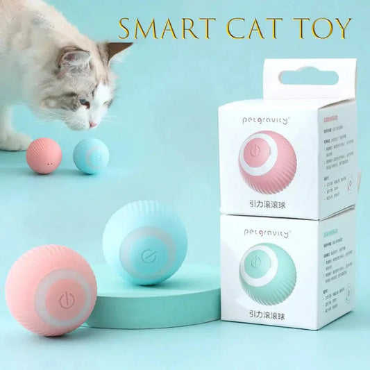 Automatic Rolling Cat Toy Ball - Interactive Electric Toy