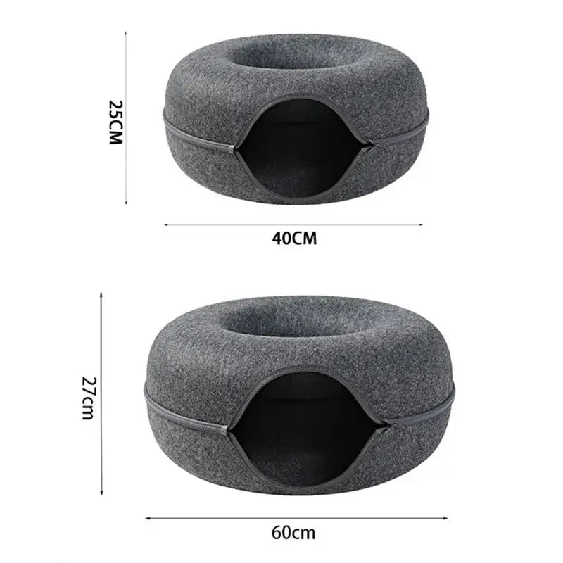 Cat Donut Bed - Cozy & Comfy Pet Lounger