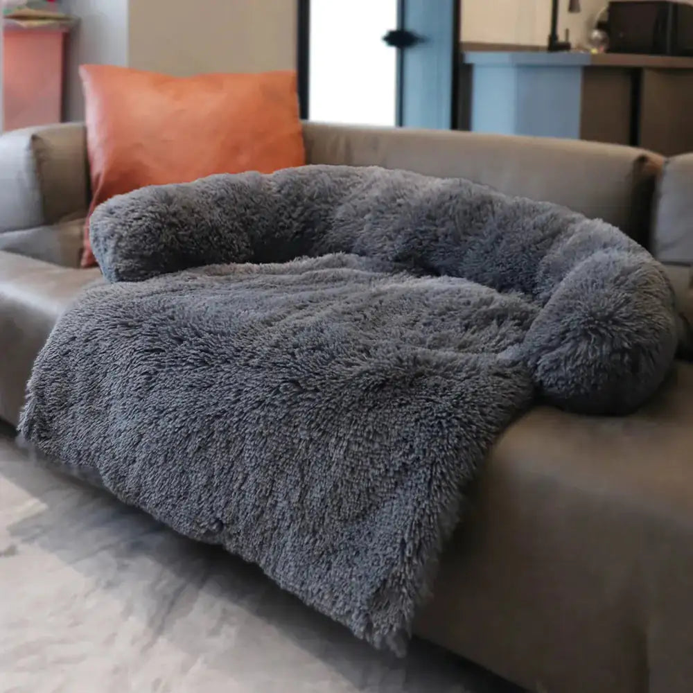 FourPaws Emporium: Luxurious Sofa Pet Calming Bed for Dogs