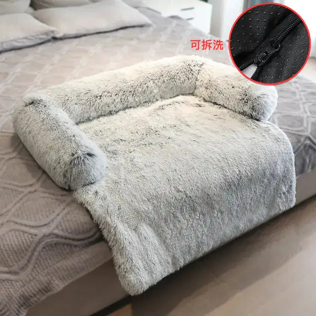 FourPaws Emporium: Luxurious Sofa Pet Calming Bed for Dogs