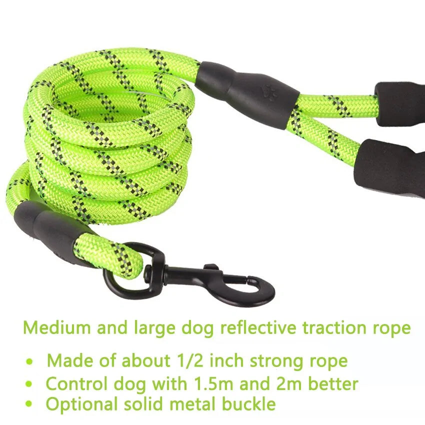 Reflective Rope Leash for Large Dogs | FourPaws Emporium