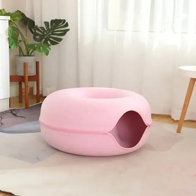 Cat Donut Bed - Cozy & Comfy Pet Lounger