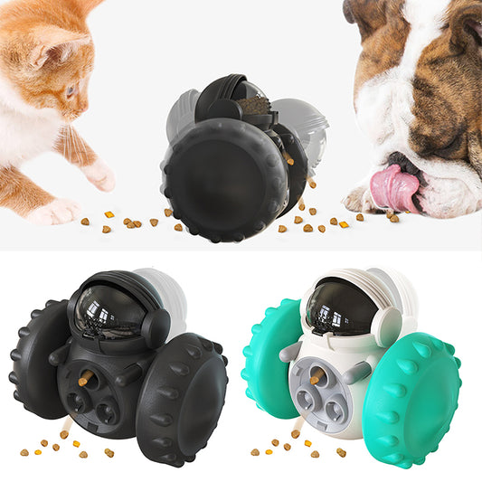 FourPaws Emporium Dog Puzzle Tumbler Slow Feeder - Interactive Food Dispenser Toy