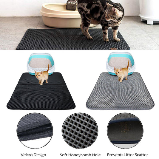 FourPaws Emporium Folding Cat Litter Trapping Mat - Easy-Clean & Waterproof