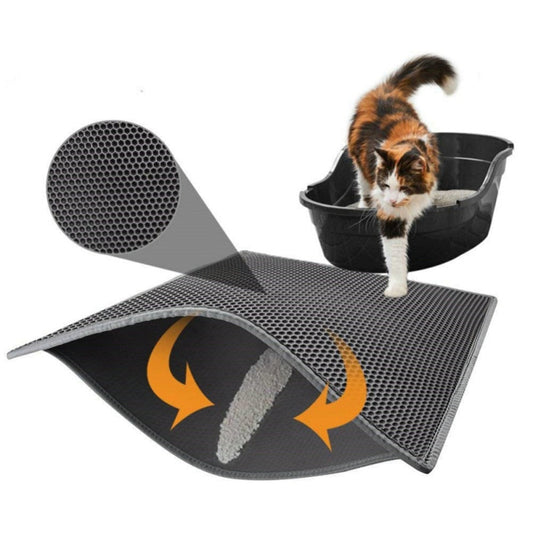 Waterproof Cat Litter Mat - Durable & Non-Slip