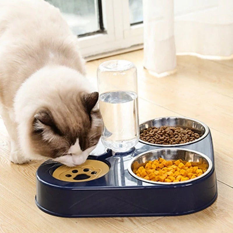 Non-Skid Cat Food Bowl - No-Spill, Durable Feeder